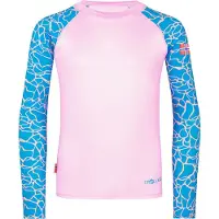 TROLLKIDS Badeshirt langarm Haukland in dynamic blue | Gr.: 164