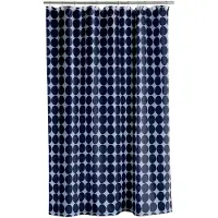 Södahl Duschvorhang Bubbles Linen Blue (180 x 200 cm)