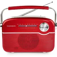 Thomson Rts450btr Tragbares Radio Rot One Size / EU Plug 220V Rot One Size