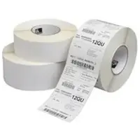 Zebra Technologies Label, Paper, 64x64mm, Thermal Transfer, Z-PERFORM 1000T, Uncoated, Permanent Ad...