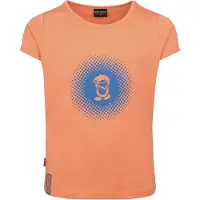 TROLLKIDS Funktionsshirt Logo in coral haze/cornflower | Gr.: 152
