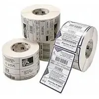 Zebra Technologies Label, Polyester, 50x30mm, Thermal Transfer, Z-ULTIMATE 3000T WHITE, Coated, Per...