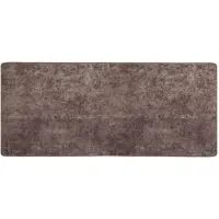 vidaXL Teppichläufer MARSA Grau 50 x 100 cm Polyester und PVC