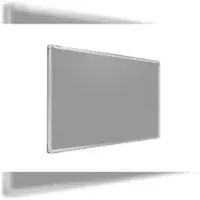 Allboards Filztafel Grau 150x100 cm, Alurahmen