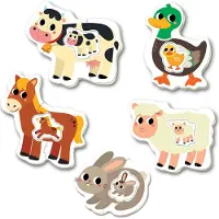 Educa Borras Puzzle. Baby Puzzles the Farm 2x2/2x3/4 Teile