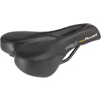 Velo Basic Deep Channel, Fahrradsattel, Track, Unisex, Schwarz, Einfarbig, 15,5 cm