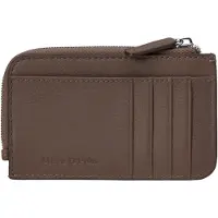 Marc O'Polo Geldbörse Florica Leather Zip Wallet Faded Brown taupe