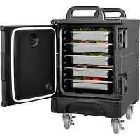Vevor Isolierter Speisenbehälterträger Warmhaltebox für Gastronomie 75 L