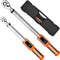 Vevor Digitaler Drehmomentschlüssel-Satz 2-tlg. 1/2 3/8 Zoll Antrieb 72 Zähne