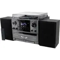 Soundmaster MCD5600SW, Schwarz, 2 Deck(s), 10 W, DAB+, FM, 3,5 mm, AC