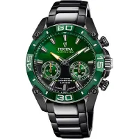 Festina Herren Uhr Sport Edelstahl Armbanduhr schwarz UF20548/2