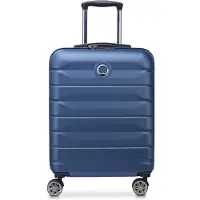 Delsey 00386680302T9, Karre, Harte Schale, Schwarz, Klein, 4 Rad/Räder, Spinnrad