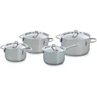 B+K BK Profiline Topfset - 4-teilig - Edelstahl - Induktion geeignet