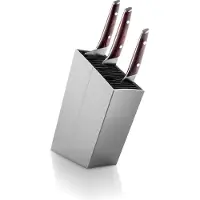 Eva Solo Messerblock schräg, Messeraufbewahrung, Kochzubehör, Kochen, Aluminium, H: 31 cm, 515280