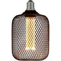 Searchlight Mesh-Lichtquelle Lampy schwarz Ø 10cm