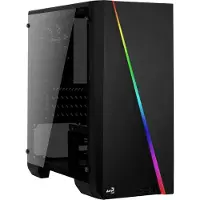 Aerocool Cyclon Mini, Mini Tower, PC, Schwarz, micro ATX, Mini-ITX, Stahl, Gaming