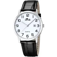 Lotus COVENTRY Uhr Herrenuhr Lederarmband Datum schwarz