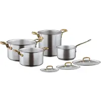 Sambonet Kochgeschirr 1965 Vintage 4-teilig