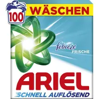Ariel Pulver Febreze 5.03KG Vollwaschmittel 100 WL