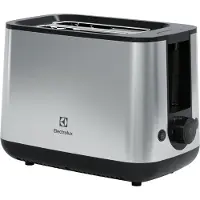 Electrolux E3T1-3ST, 2 Scheibe(n), Grau, Edelstahl, Edelstahl, Drehregler, 800 W, 800 W
