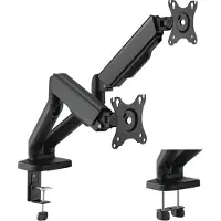 Logilink Dual Monitor mount, 17-32, steel, spring-assisted