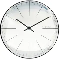 Nextime 3506WI, Wand/Tisch, Quarzuhr, Rund, Weiß, Kunststoff, Kunststoff