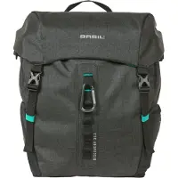 Basil Einzelpacktasche Discovery 365D M Schwarz Melee 30x14x31cm 9Liter
