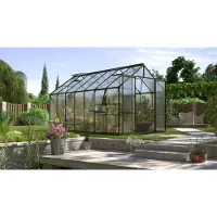 Pergart Vitavia, Gewächshaus "Jupiter 11500", smaragd grün, 11,5 m², 6 mm HKP