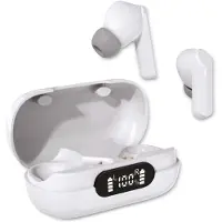 Denver TWE-40, True Wireless Stereo (TWS), Anrufe/Musik, 76 g, Kopfhörer, Weiß