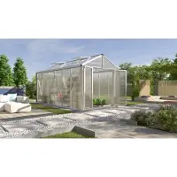 Vitavia Vitavia, Gewächshaus "Zeus Comfort 11900", aluminium eloxiert, 11,9 m², 16 mm HKP