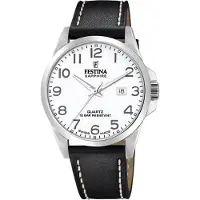 Festina Armbanduhr Swiss Made White - Black