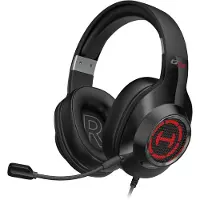 Edifier G2 II, Kabelgebunden, Gaming, Kopfhörer, Schwarz, Rot