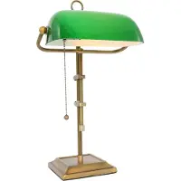 Steinhauer Ancilla 7961/7735 Tischleuchte-Grün-Bronze