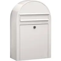 Bobi Briefkasten Classic S 9016 Weiß