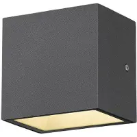 SLV 1005148 SITRA S, LED Outdoor Wandaufbauleuchte, anthrazit, CCT switch 3000/4000K IP44