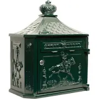Ks Verlichting Mailbox Postbos B4 Wanddurchführung - Grün