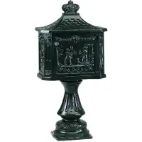 Ks Verlichting Briefkasten Postbox B2D am Bein - schwarz