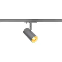 SLV LED-Schienenstrahler Noblo 1-phasig - grau -3000K