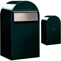 Bobi Briefkasten Grande B 6064 i Schwarz Grün