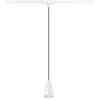 SLV PURI 2.0 Dome, 1 Pendelleuchte, GU10, Pendellänge 200cm, 1x max. 6W, weiß 1008264
