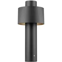 SLV Photoni Cyl 45 Pollerleuchte, schwarz - , Schwarz, für Terrasse, Aluminium