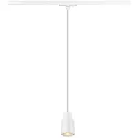 SLV PURI 2.0 Tube, 1 Pendelleuchte, GU10, Pendellänge 200cm, 1x max. 6W, weiß 1008256