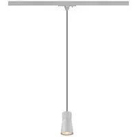 SLV PURI 2.0 Cone, 1 Pendelleuchte, GU10, Pendellänge 200cm, 1x max. 6W, grau 1008261