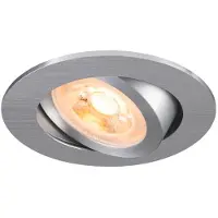 SLV Einbaustrahler New Tria 68 rund - Aluminium - GU10