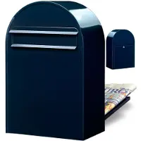Bobi Briefkasten Classic B 5004 Schwarz Blau