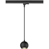 SLV LIGHT EYE 90, 3 Pendelleuchte, GU10, Pendellänge 150cm, 1x max. 6W, matt schwarz 1008170