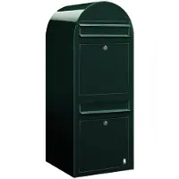 Bobi Briefkasten Duo 6064 Schwarz Grün