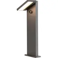 SLV Abridor 60 Pollerleuchte, 2200/2700K, IP65 Anthracite - , Schwarz, für Terrasse, Aluminium