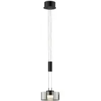 FISCHER&HONSEL GMBH Hängelampe LAVIN, dimmbar, schwarz, für Wohn- / Esszimmer, Metall, Modern, Pendelleuchte