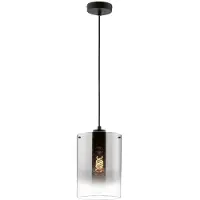 FISCHER&HONSEL GMBH Hängelampe Samu Rauchglas